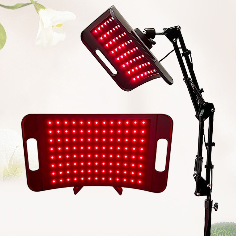 Red Light Therapy Panel 660 850 - لوحة علاج بالضوء الأحمر مع حامل