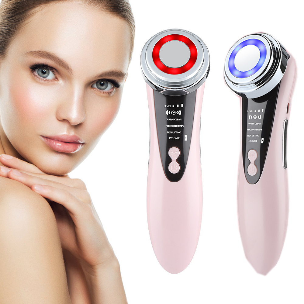 Photon Light Therapy Device Skin - مدلك الوجه EMS LED العلاج بالضوء