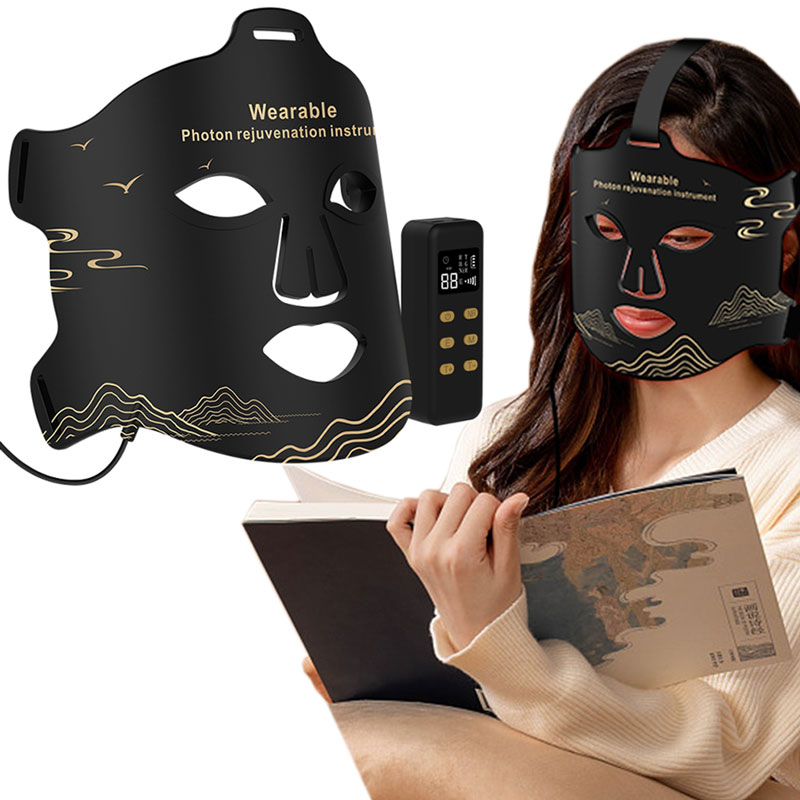 Red Light Therapy Mask Near Infrared - 4 ألوان تجديد الجلد مكافحة الشيخوخة