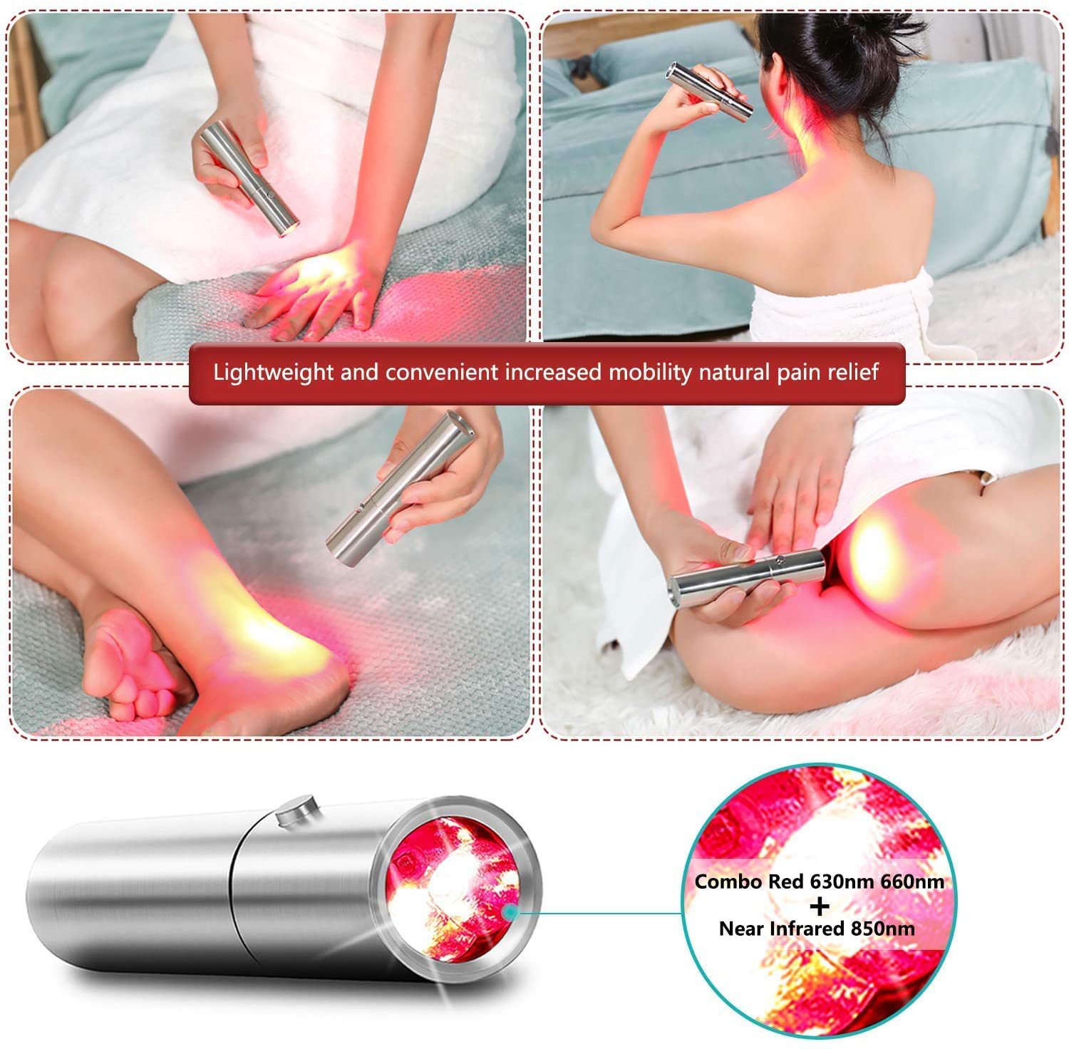 E2 المحمولة مصباح ليد جيب 630N - مراجعة Red Light Therapy Torch 660Nm وسعره