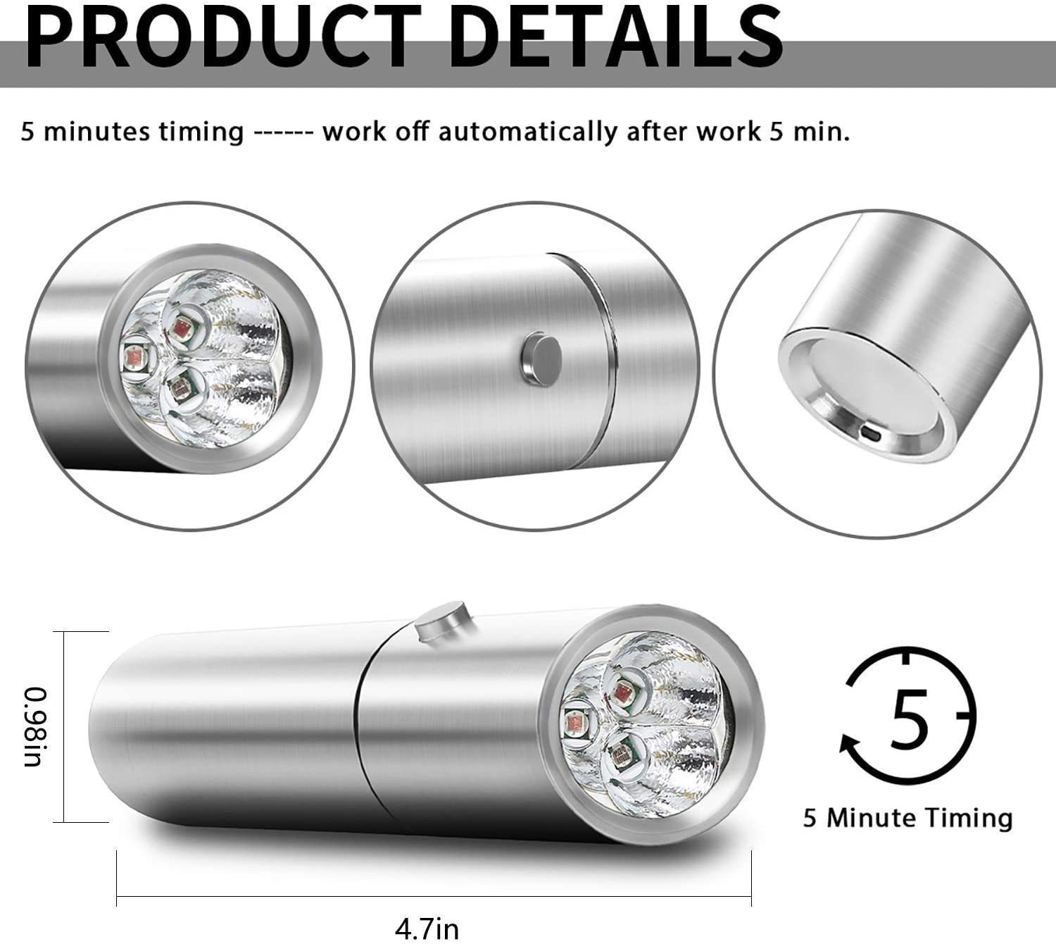 E2 المحمولة مصباح ليد جيب 630N - مراجعة Red Light Therapy Torch 660Nm وسعره