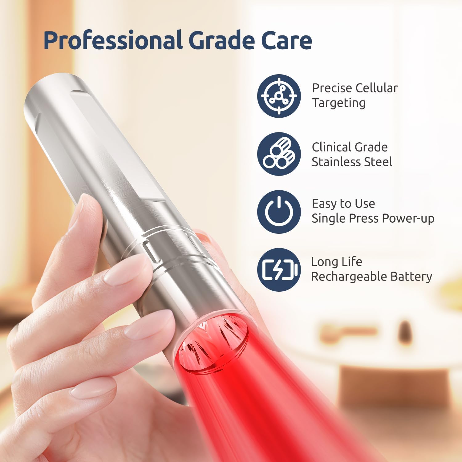 630 + 660 + 850nm يده جهاز الع - مراجعة Red Light Therapy Torch 660Nm وسعره