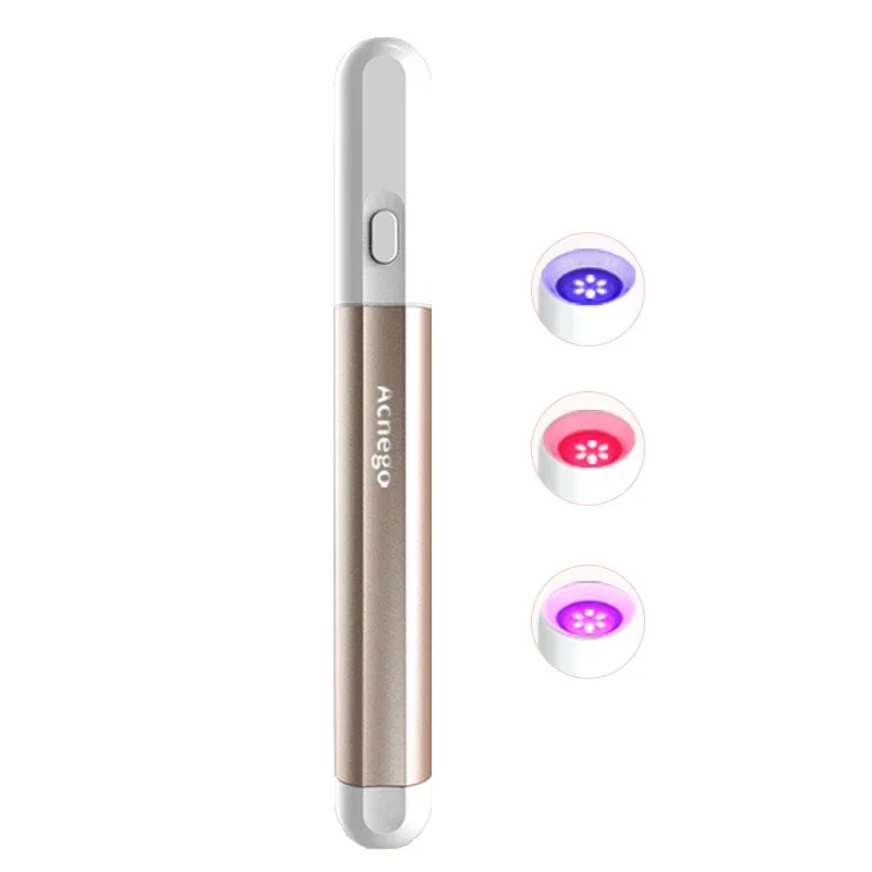قلم العلاج بالضوء الأزرق LED 2 - مراجعة Blue Light Therapy Pen Acne Spot وسعره