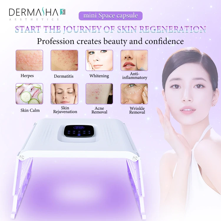 جهاز علاج ضوئي للوجه والرقبة ب - مراجعة Led Face Mask Phototherapy Acne وسعره