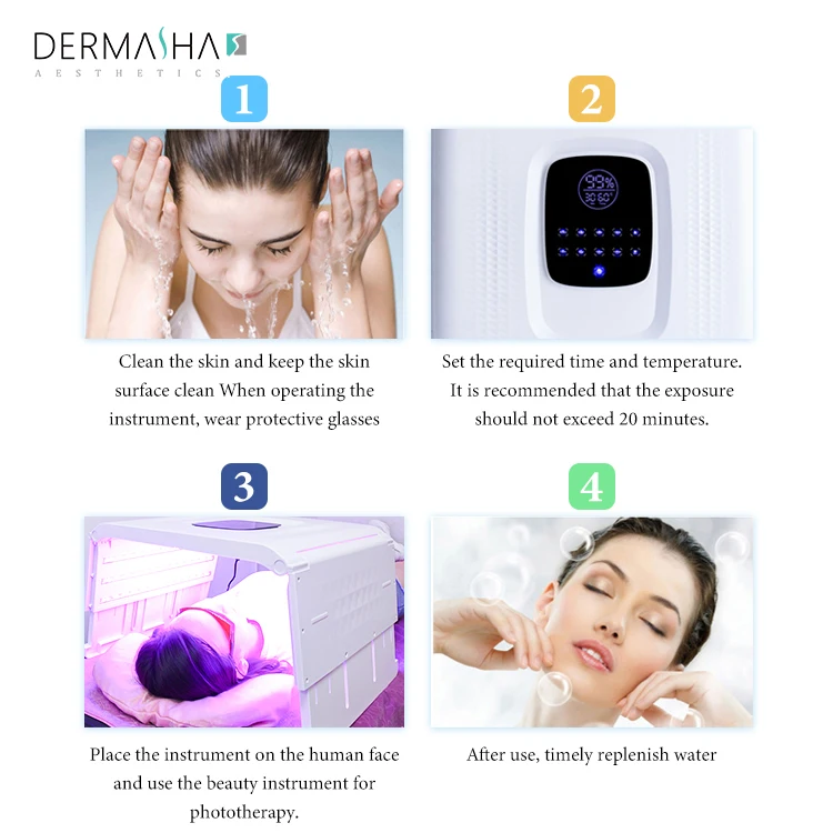 جهاز علاج ضوئي للوجه والرقبة ب - مراجعة Led Face Mask Phototherapy Acne وسعره