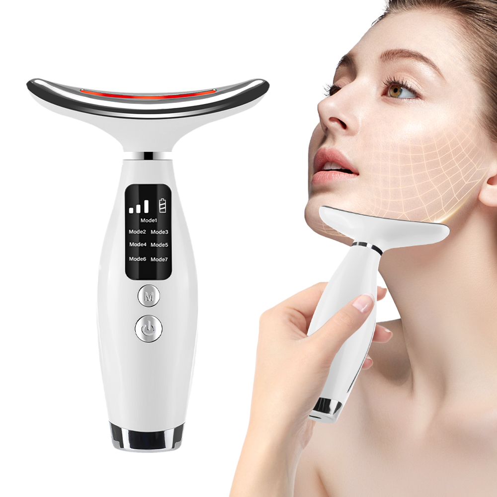 الرقبة الوجه رفع مدلك 7 ألوان  - مراجعة Photon Light Therapy Device Skin وسعره