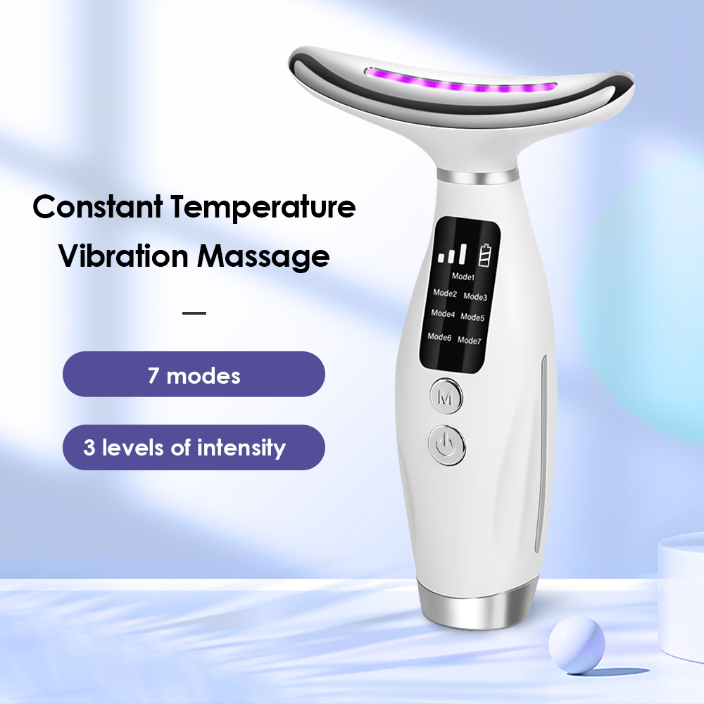 الرقبة الوجه رفع مدلك 7 ألوان  - مراجعة Photon Light Therapy Device Skin وسعره