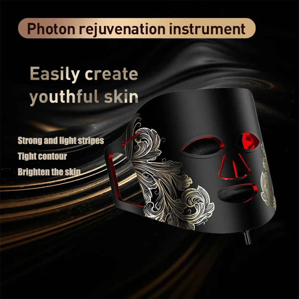 قناع الوجه المصنوع من السيليكو - مراجعة Led Face Mask Phototherapy Acne وسعره