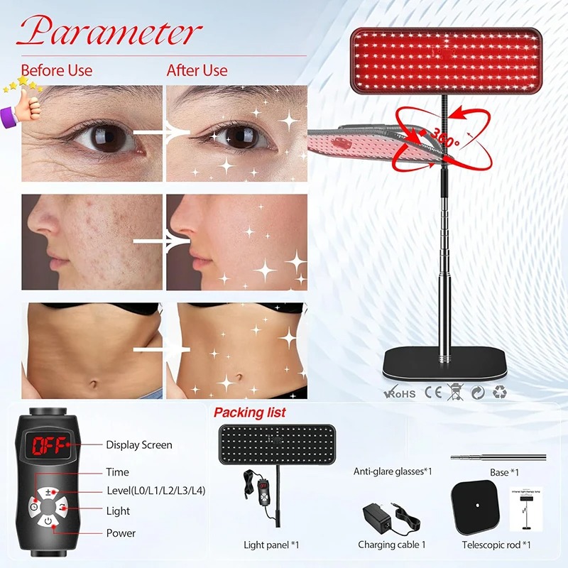 660nm & 850nm جهاز إضاءة بالأش - مراجعة Red Light Therapy Torch 660Nm وسعره
