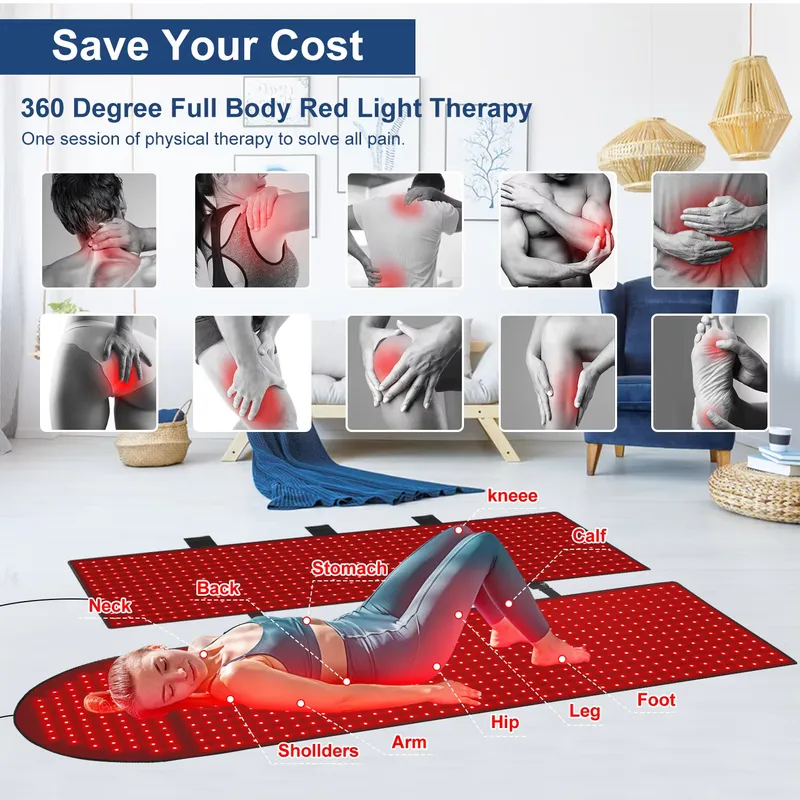 سجادة ضوئية LED للجسم بالكامل  - مراجعة Led Light Therapy Bed Full Body وسعره