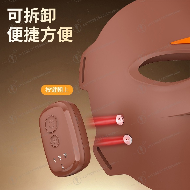 قناع وجه لاسلكي بتقنية LED للع - مراجعة Silicone Led Face Mask Wireless وسعره