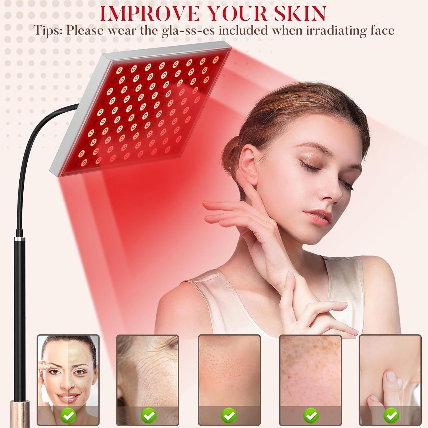 علاج بالضوء الأحمر للجسم، لوحة - مراجعة Red Light Therapy Torch 660Nm وسعره