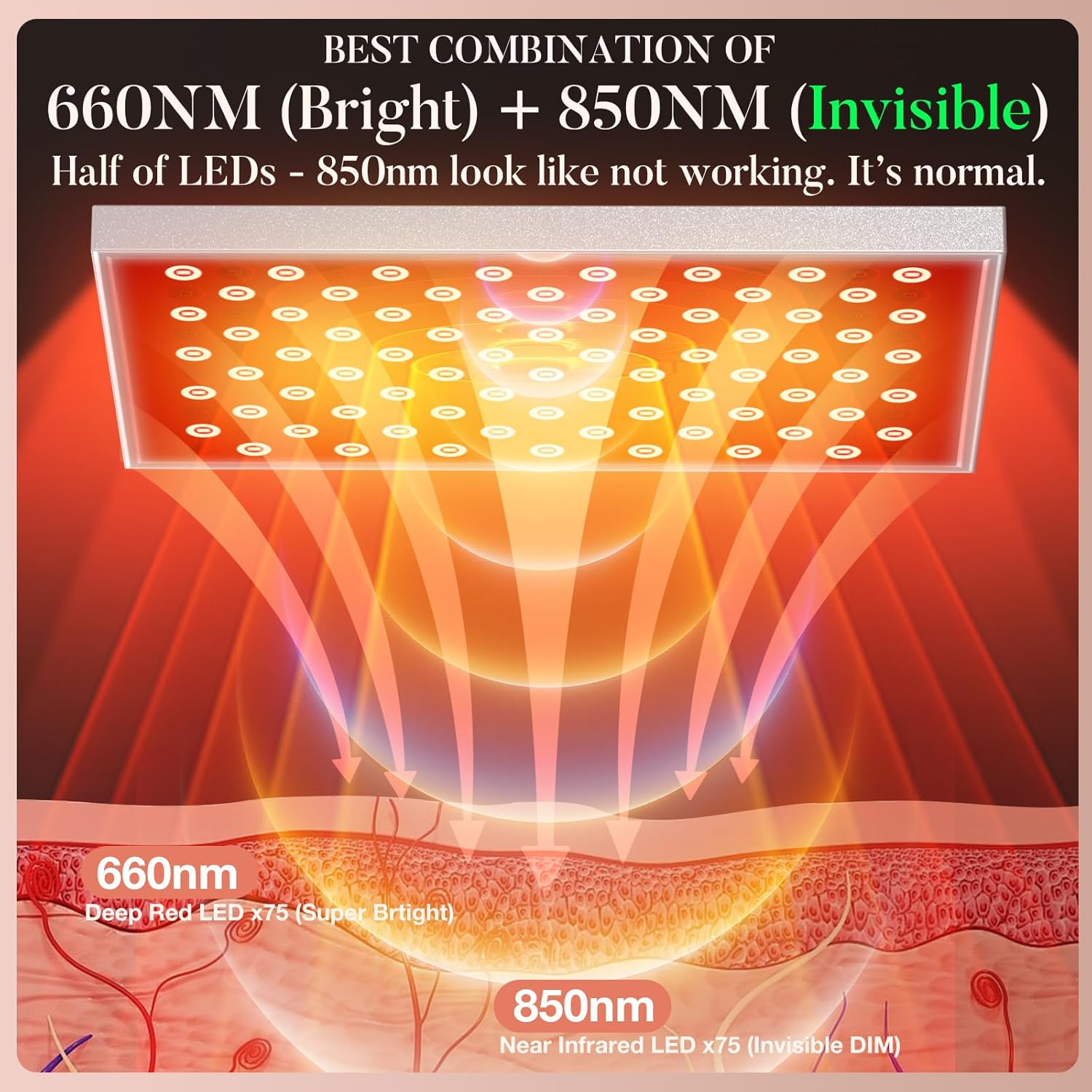 علاج بالضوء الأحمر للجسم، لوحة - مراجعة Red Light Therapy Torch 660Nm وسعره