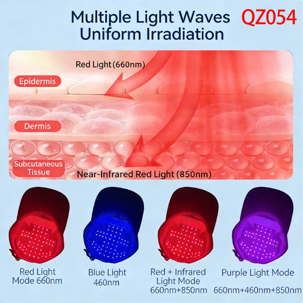 خوذة LED لنمو الشعر، قبعة كهرب - مراجعة Red Light Therapy Panel 660 850 وسعره