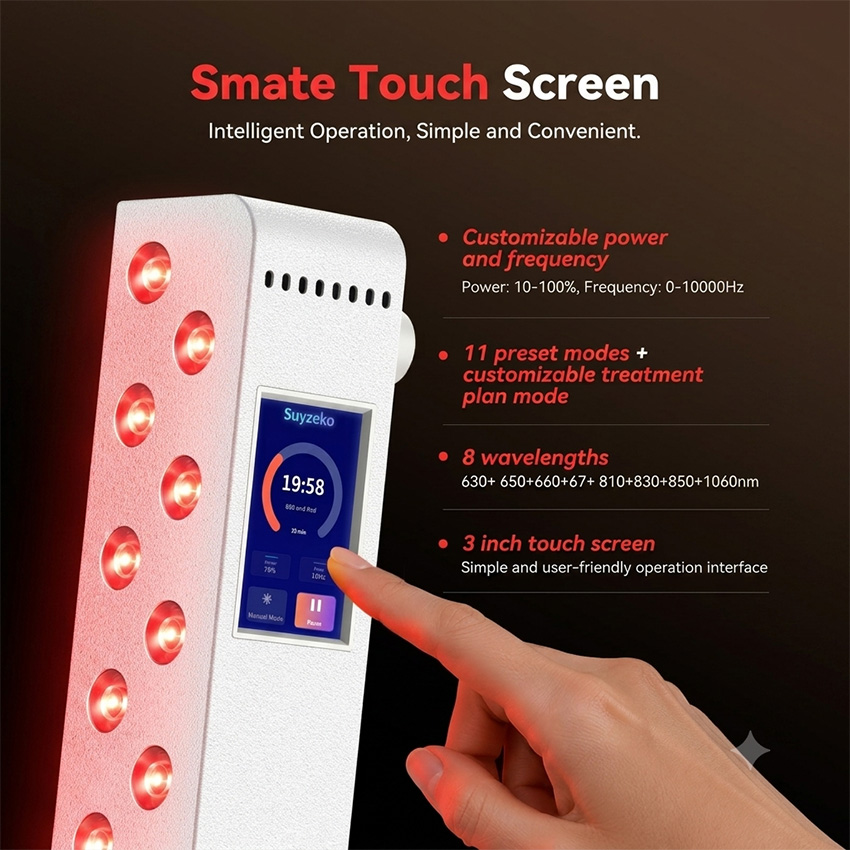 لوحة علاج بالضوء الأحمر بـ 64  - مراجعة Red Light Therapy Panel 660 850 وسعره