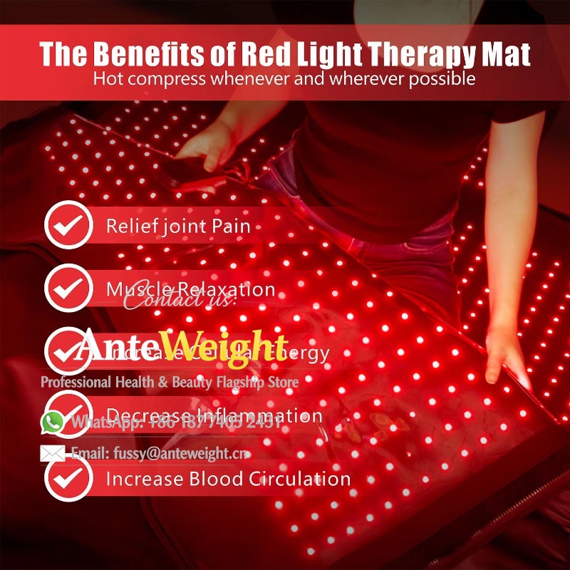 بطانية علاج بالضوء الأحمر ثنائ - مراجعة Led Light Therapy Bed Full Body وسعره