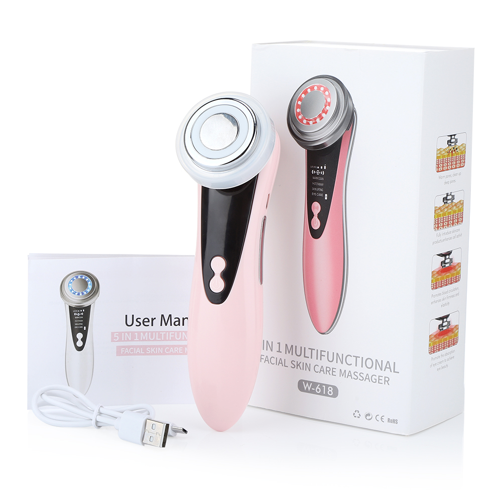 مدلك الوجه EMS LED العلاج بالض - مراجعة Photon Light Therapy Device Skin وسعره
