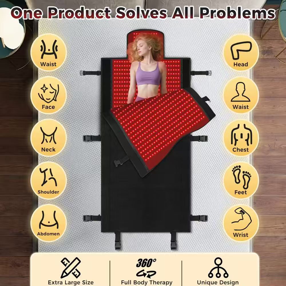 كيس نوم للعلاج بالضوء الأحمر ب - مراجعة Led Light Therapy Bed Full Body وسعره